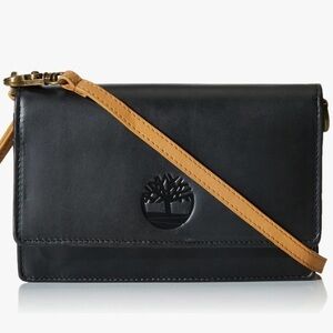 Timberland Women's Leather Crossbody Wallet Purse Phone Bag with Strap Brand New